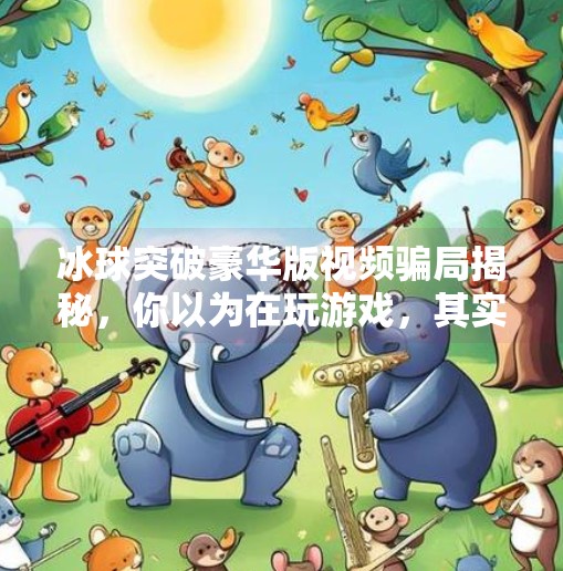冰球突破豪华版视频骗局揭秘,你以为在玩游戏,其实是在被收割!冰球突破豪华版视频骗局