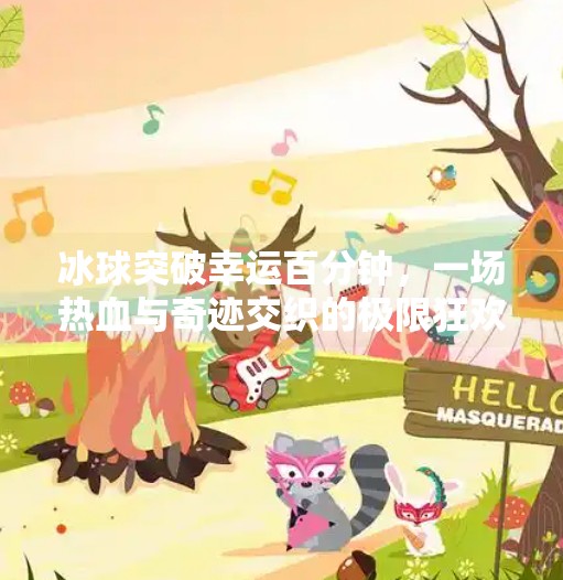 冰球突破幸运百分钟,一场热血与奇迹交织的极限狂欢,冰球突破幸运百分钟